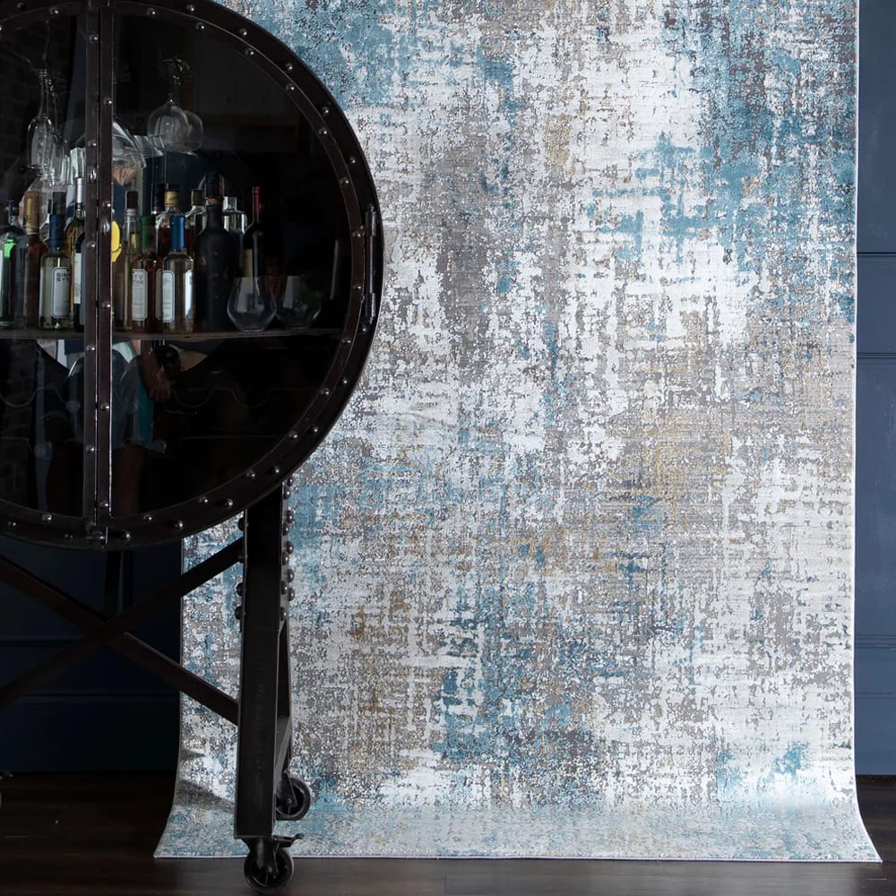 Karastan - Marseille Blue 2' x 3' Area Rug - RG073 103 024036 IP view 8
