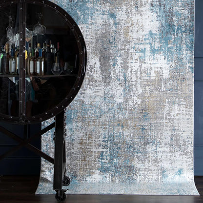 Karastan - Marseille Blue 2' x 3' Area Rug - RG073 103 024036 IP view 8