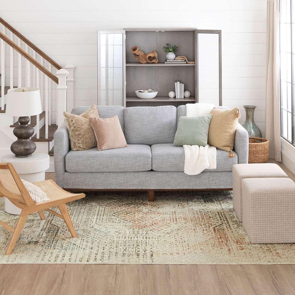 Karastan - Memento Pathways Ivory 8 x 10 3in Area Rug - R1182-105-096123-IP veiw 5