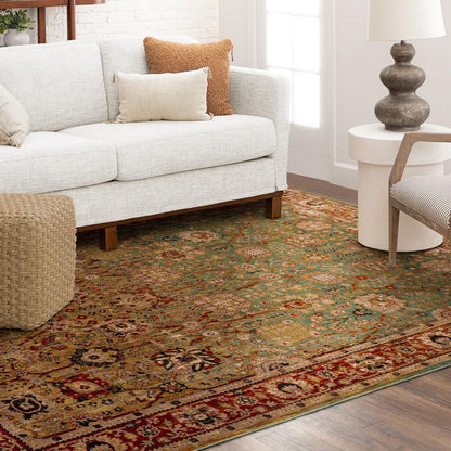 Karastan - Myanmar Aquamarine 8' x 11' Area Rug - 90668 50123 096132 IR view 7
