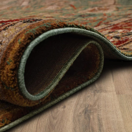 Karastan - Myanmar Aquamarine 9' 6" x 12' 11" Area Rug - 90668 50123 114155 IR view 2