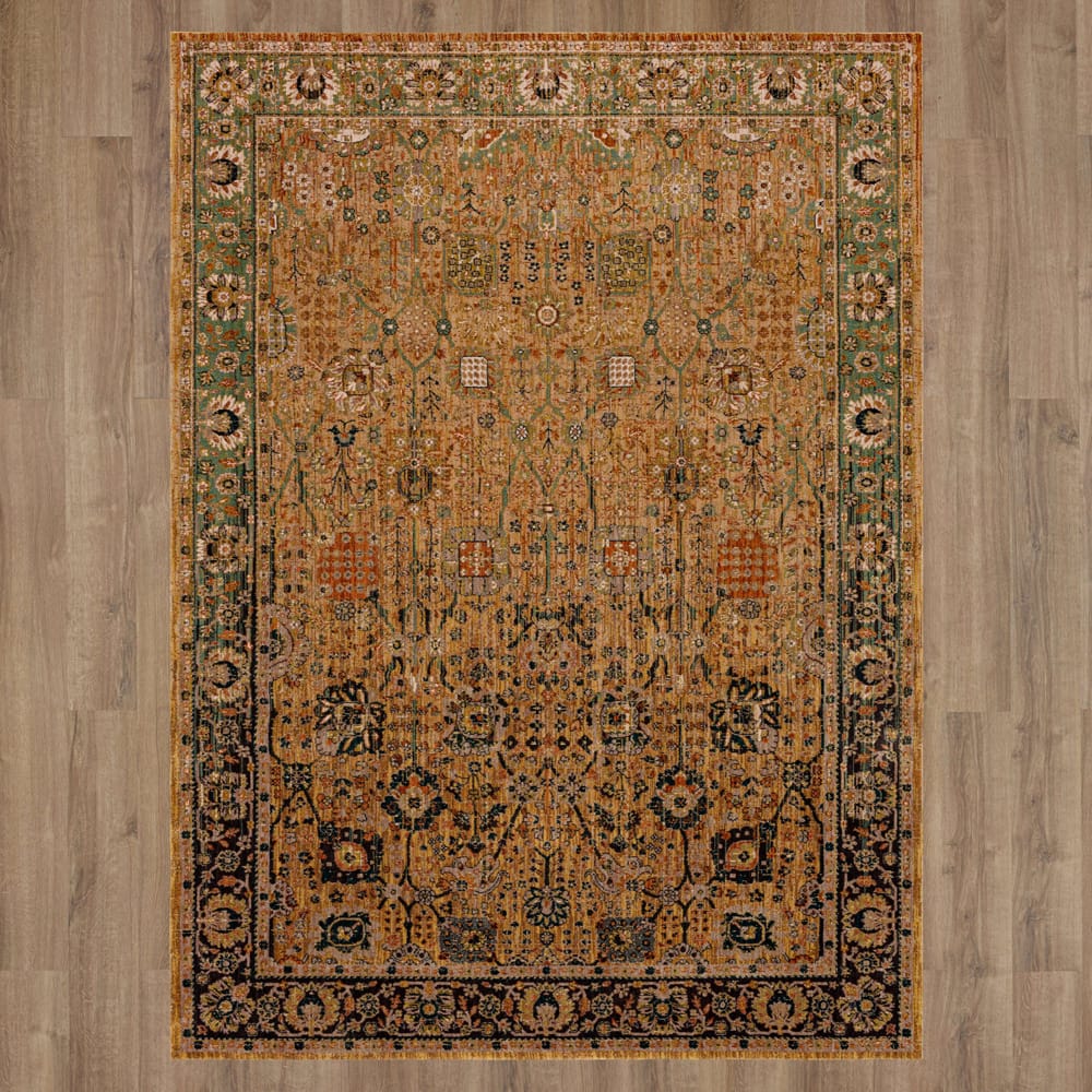 Karastan - Myanmar Tobacco 5' 3" x 7' 10" Area Rug - 90668 80153 063094 IR view 7