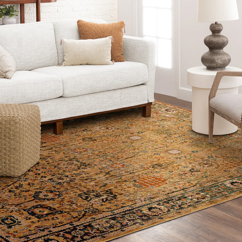 Karastan - Myanmar Tobacco 5' 3" x 7' 10" Area Rug - 90668 80153 063094 IR view 8