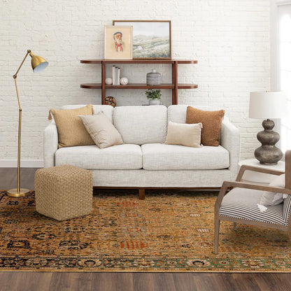 Karastan - Myanmar Tobacco 5' 3" x 7' 10" Area Rug - 90668 80153 063094 IR view 9