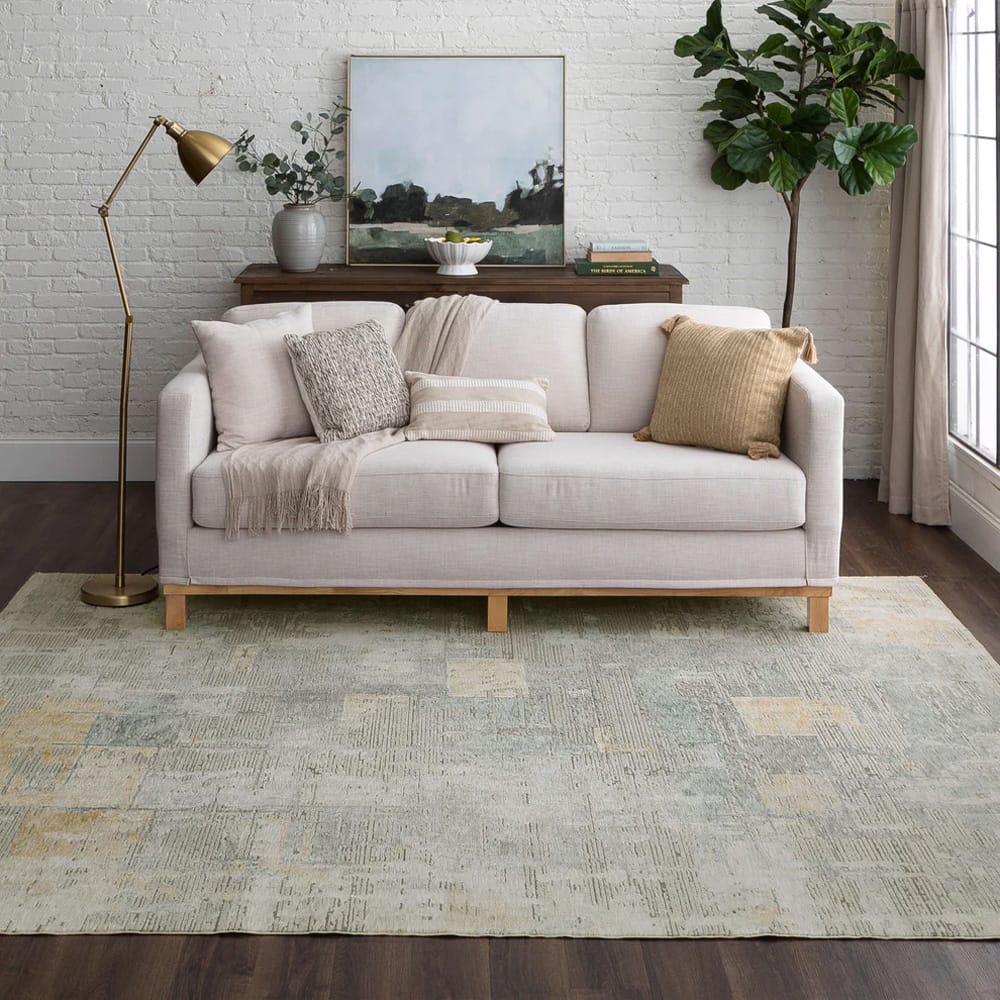 Karastan - Nostalgic Blue 5' x 7' 6" Area Rug - R1158 147 060090 IR view 9