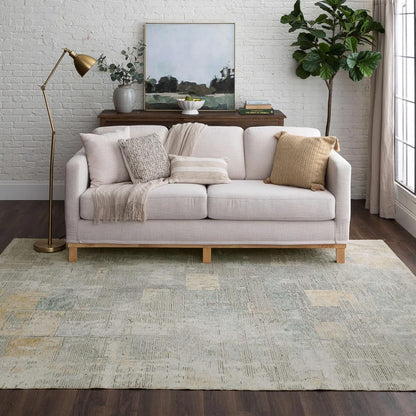 Karastan - Nostalgic Blue 5' x 7' 6" Area Rug - R1158 147 060090 IR view 9
