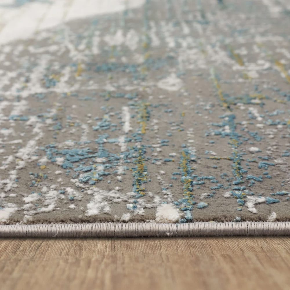 Karastan - Nuvole Grey Blue 2' 6" x 8' Area Rug - R1289 4311 030096 IP view 5