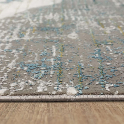 Karastan - Nuvole Grey Blue 2' 6" x 8' Area Rug - R1289 4311 030096 IP view 5