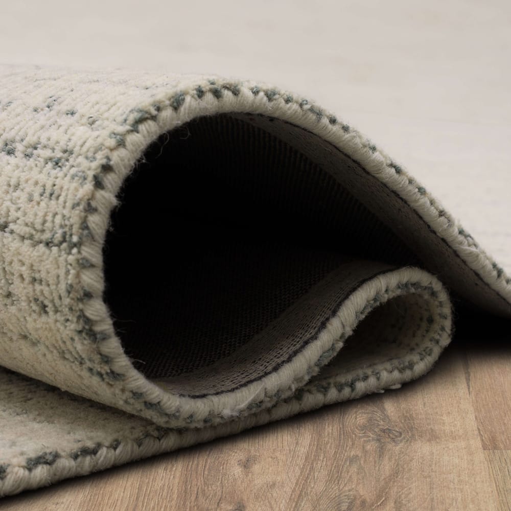 Karastan - Oglethorpe Ivory Aqua 1' 6" x 1' 6" Area Rug - R1414 1037 018018 IR view 2