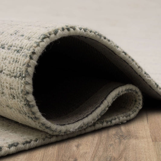Karastan - Oglethorpe Ivory Aqua 1' 6" x 1' 6" Area Rug - R1414 1037 018018 IR view 2