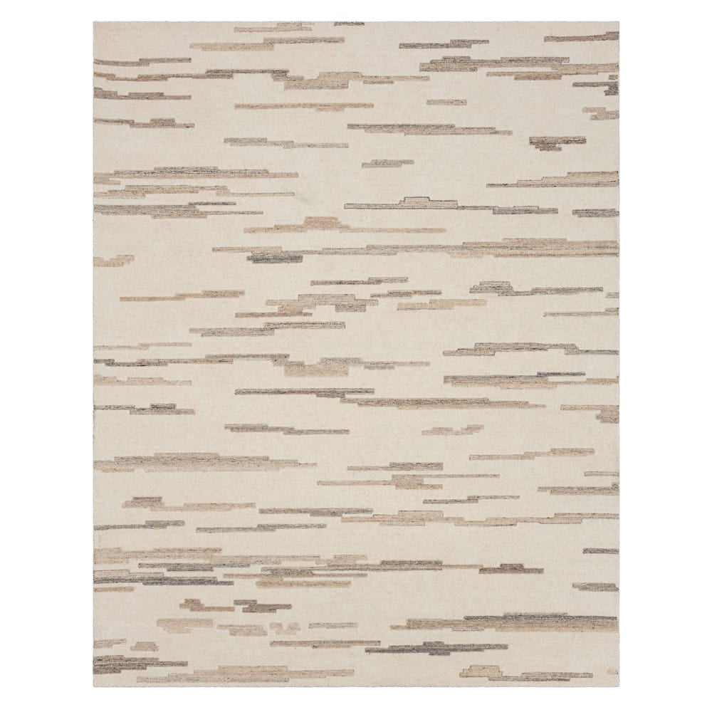Karastan - Oyster Creek Ivory Beige 1' 6" x 1' 6" Area Rug - R1413 070 018018 IR view 1