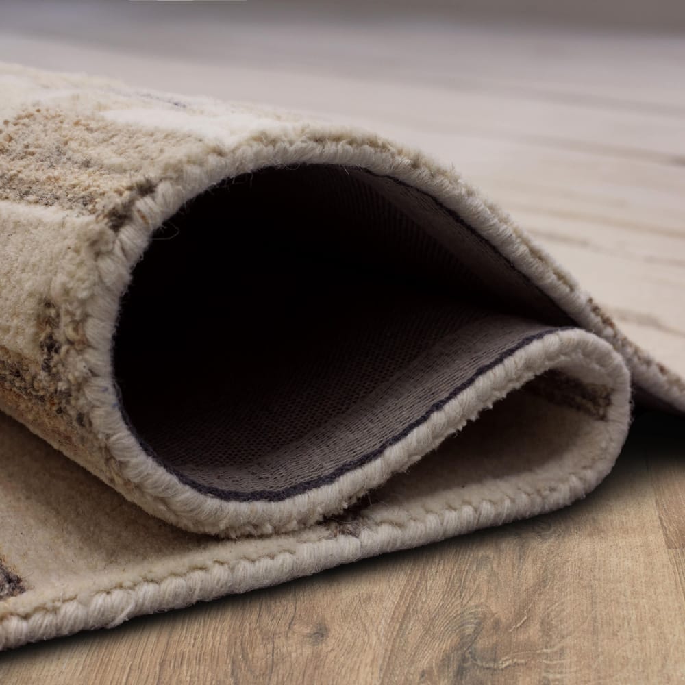 Karastan - Oyster Creek Ivory Beige 5' 3" x 7' 10" Area Rug - R1413 070 063094 IR view 2