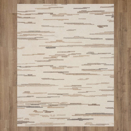 Karastan - Oyster Creek Ivory Beige 9' x 12' Area Rug - R1413 070 108144 IR view 7