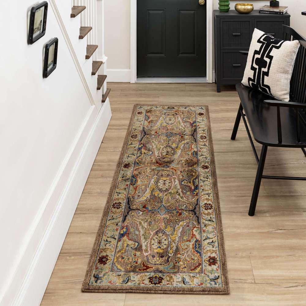 Karastan - Pandora Envy Taupe 2 4in x 7 10in Area Rug - 92616-80242-028094-IP veiw 5