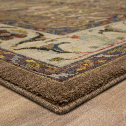 Karastan - Pandora Envy Taupe 5 3in x 7 10in Area Rug - 92616-80242-063094-IP veiw 4