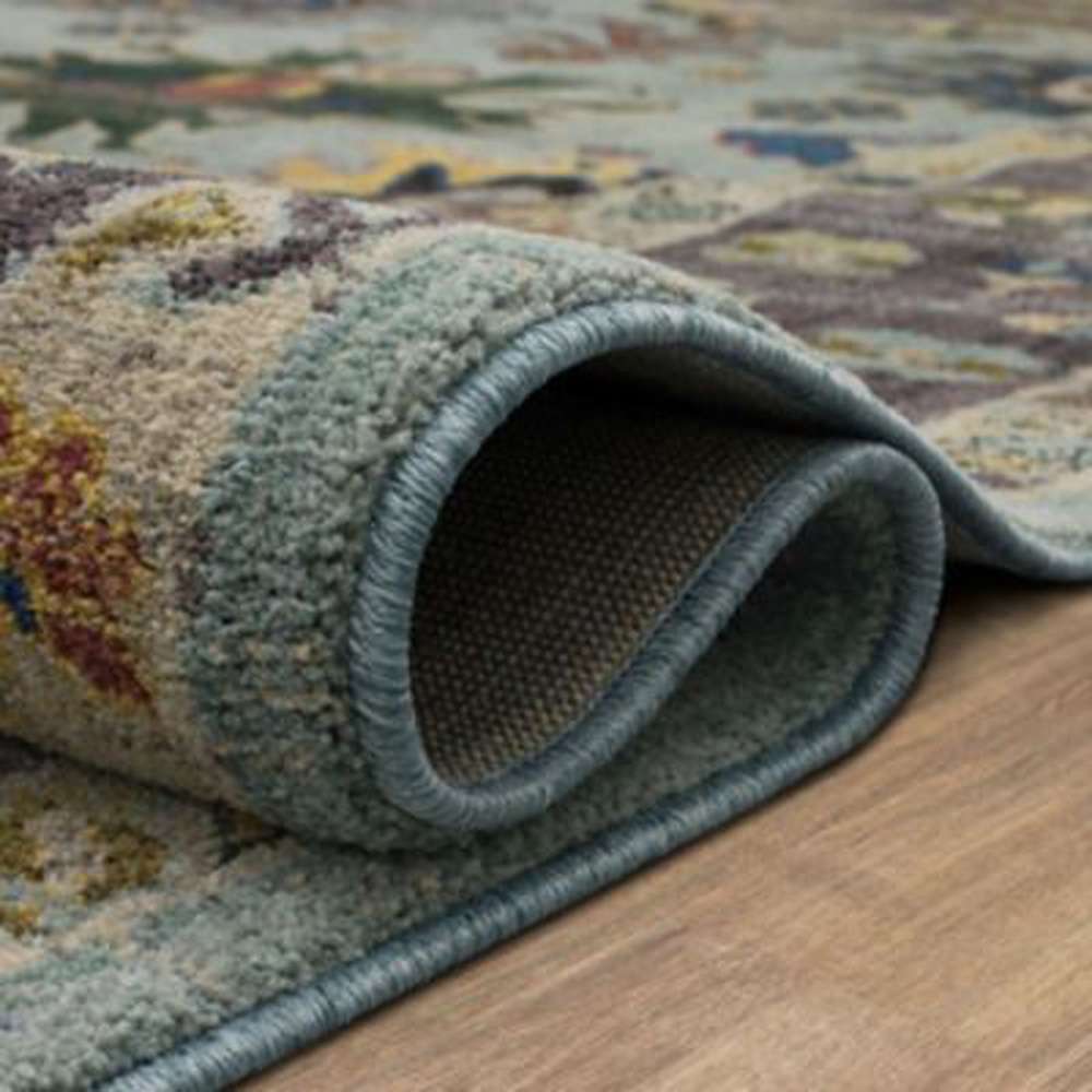 Karastan - Pandora Obsession Blue 5 3in x 7 10in Area Rug - 92609-50101-063094-IP veiw 3