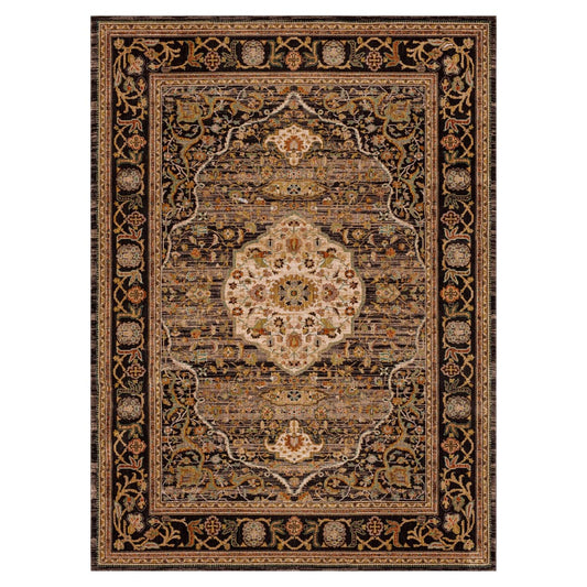 Karastan - Petra Charcoal 5' 3" x 7' 10" Area Rug - 90661 09097 063094 IR view 1