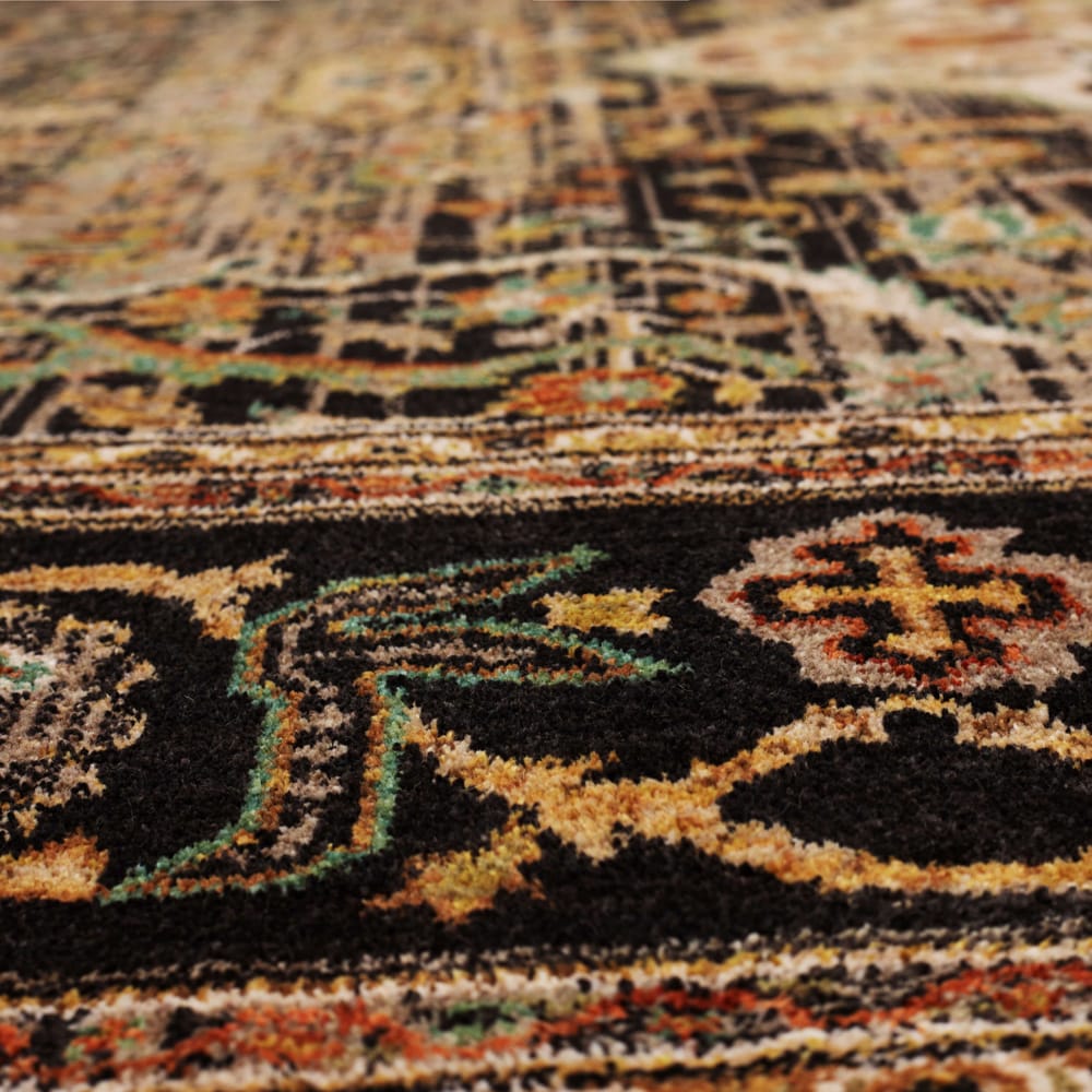 Karastan - Petra Charcoal 9' 6" x 12' 11" Area Rug - 90661 09097 114155 IR view 6