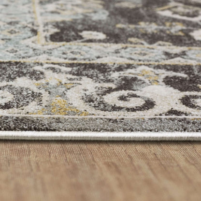 Karastan - Ravenglass Anthracite 2' 6" x 10' Area Rug - R1258 9995 030120 IP view 6