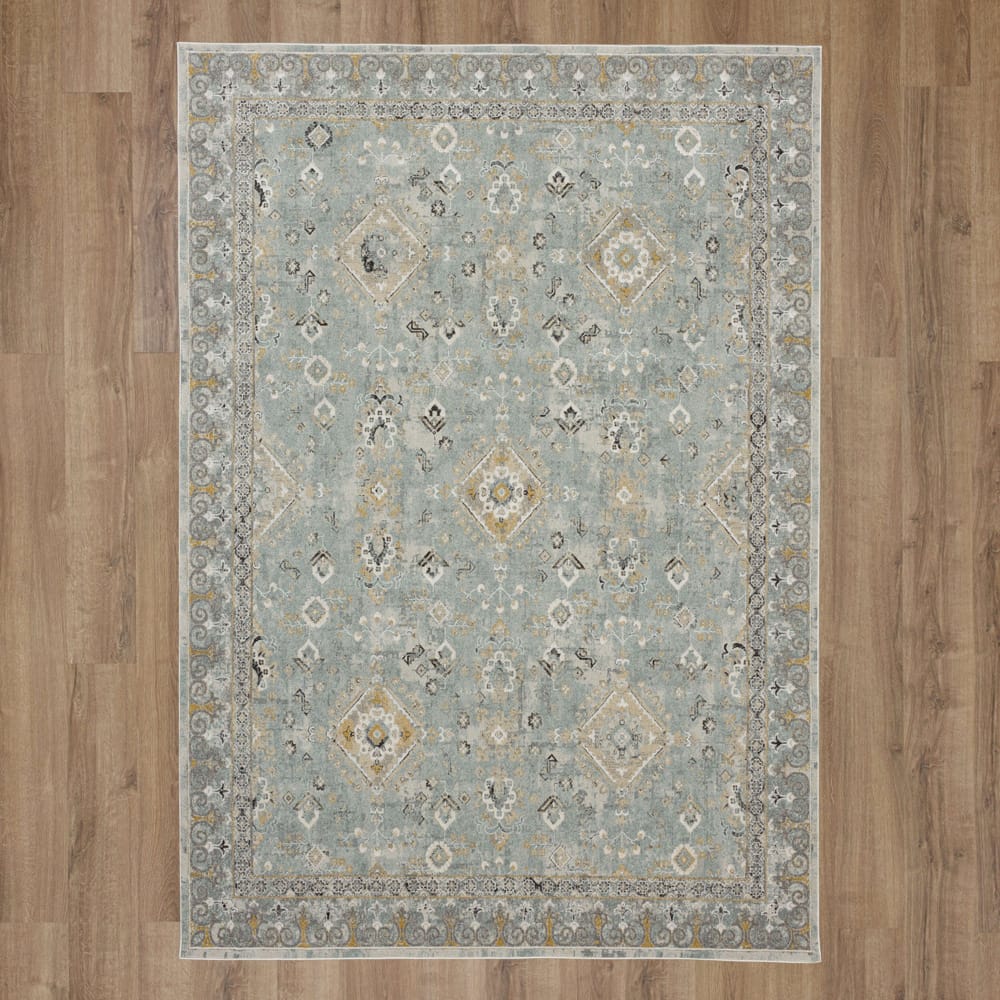 Karastan - Ravenglass Blue 5' x 7' 6" Area Rug - R1258 202 060090 IP view 7