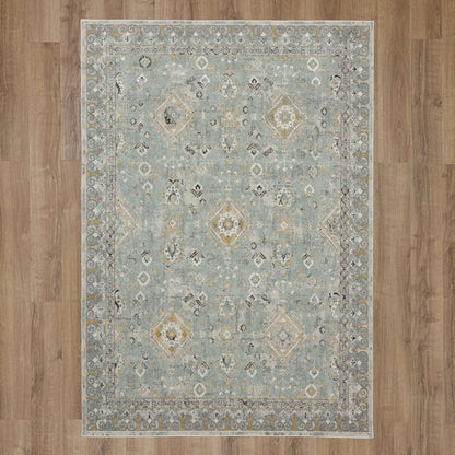 Karastan - Ravenglass Blue 5' x 7' 6" Area Rug - R1258 202 060090 IP view 7