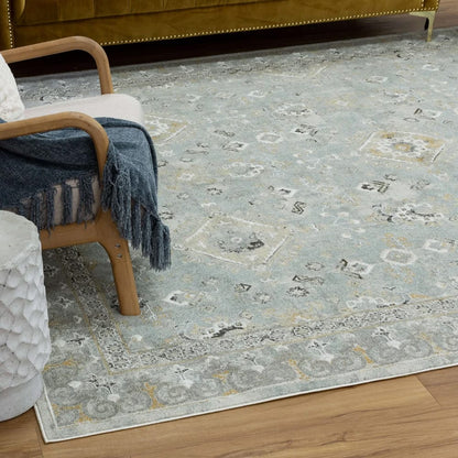 Karastan - Ravenglass Blue 5' x 7' 6" Area Rug - R1258 202 060090 IP view 8