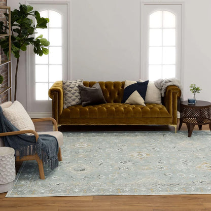 Karastan - Ravenglass Blue 5' x 7' 6" Area Rug - R1258 202 060090 IP view 9