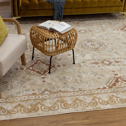 Karastan - Ravenglass Cream 10' x 14' Area Rug - R1258 238 120168 IP view 8