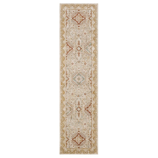 Karastan - Ravenglass Cream 2' 6" x 10' Area Rug - R1258 238 030120 IP view 1