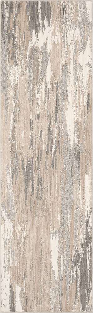 Karastan - Rendition by Stacy Garcia Home Ambient Alabaster 2 4in x 7 10in Area Rug - 92426-70044-028094-IS veiw 1