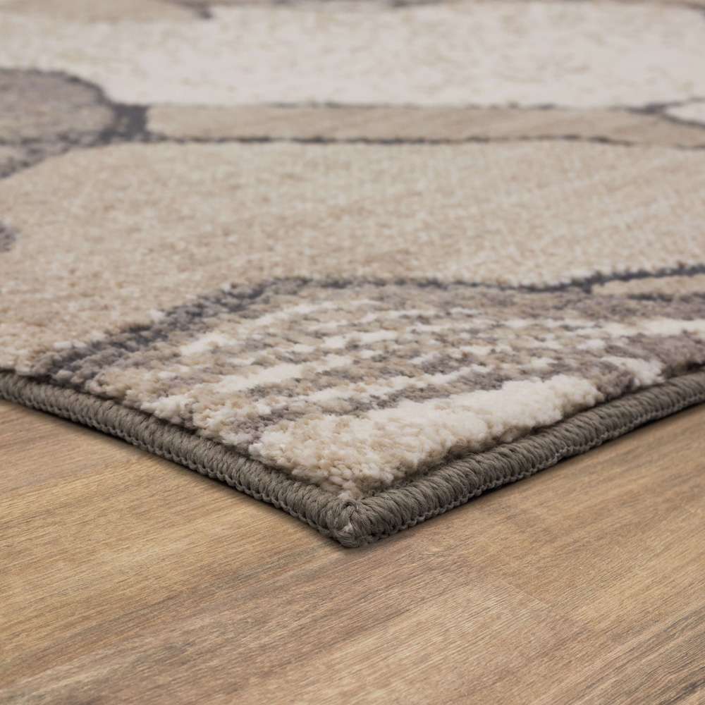 Karastan - Rendition by Stacy Garcia Home Crescendo Oyster 5 3in x 7 10in Area Rug - 92425-10038-063094-IS veiw 3