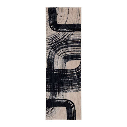 Karastan - Rendition by Stacy Garcia Home Orion Obsidian 2 4in x 7 10in Area Rug - 92607-90166-028094-IS veiw 1