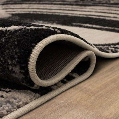 Karastan - Rendition by Stacy Garcia Home Orion Obsidian 2 4in x 7 10in Area Rug - 92607-90166-028094-IS veiw 3