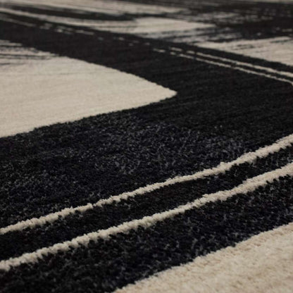 Karastan - Rendition by Stacy Garcia Home Orion Obsidian 9 6in x 12 11in Area Rug - 92607-90166-114155-IS veiw 5