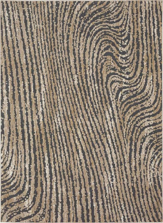 Karastan - Rendition by Stacy Garcia Home Zeus Frost Grey 8 x 11 Area Rug - 92423-4545-096132-IS veiw 1