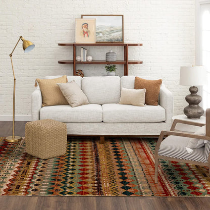 Karastan - Saigon Multi 9' 6" x 12' 11" Area Rug - 90932 80129 114155 IR view 9