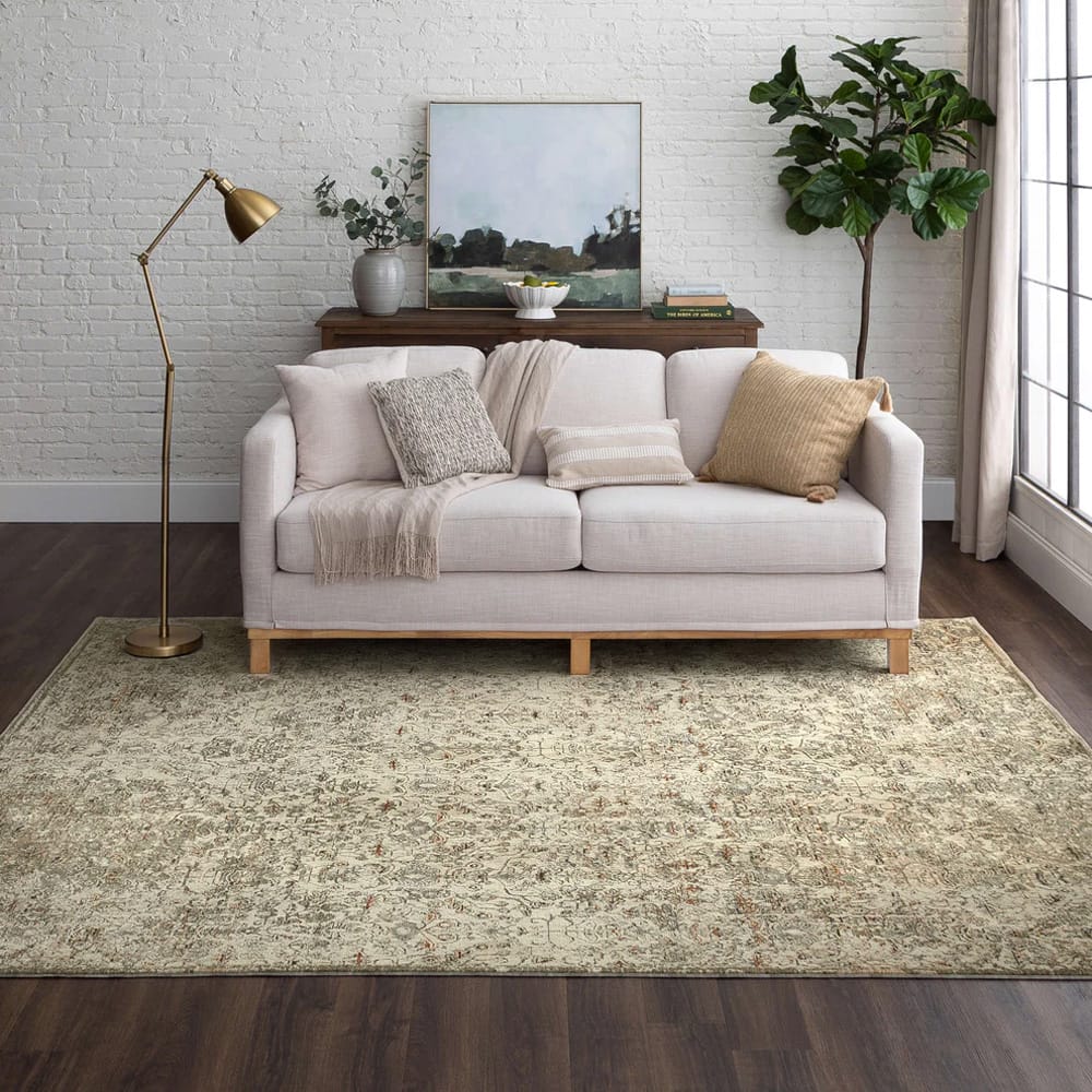 Karastan - Sanctum Cream 12' x 15' Area Rug - R1156 238 144180 IR view 9