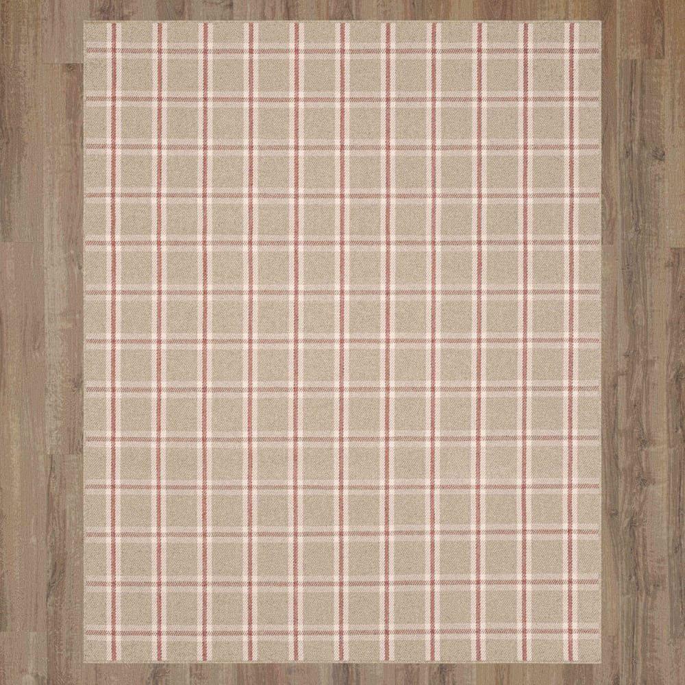 Karastan - Scofield Red 6' x 9' Area Rug - R1467 273 072108 IR view 7