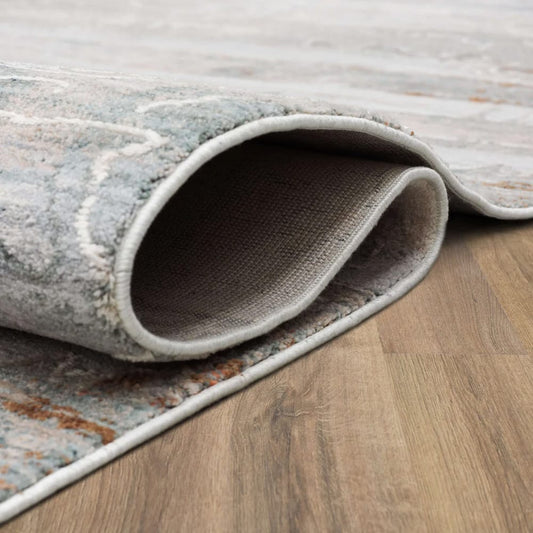 Karastan - Silk Road Cream Dark Grey 10' x 13' 6" Area Rug - R1040 9601 120162 IP view 2