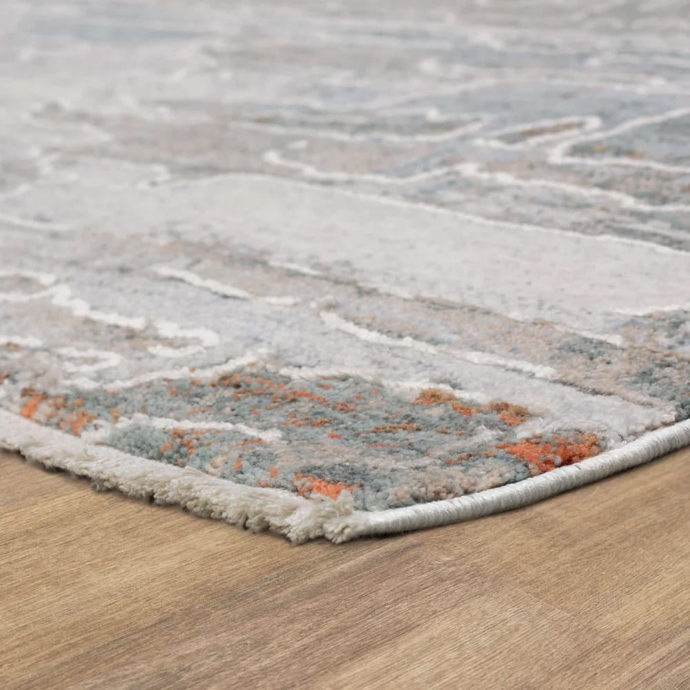 Karastan - Silk Road Cream Dark Grey 10' x 13' 6" Area Rug - R1040 9601 120162 IP view 4
