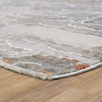 Karastan - Silk Road Cream Dark Grey 10' x 13' 6" Area Rug - R1040 9601 120162 IP view 4