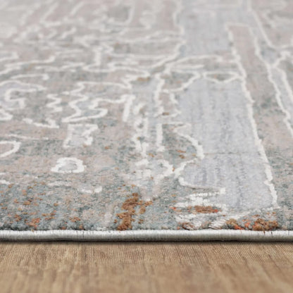 Karastan - Silk Road Cream Dark Grey 10' x 13' 6" Area Rug - R1040 9601 120162 IP view 5