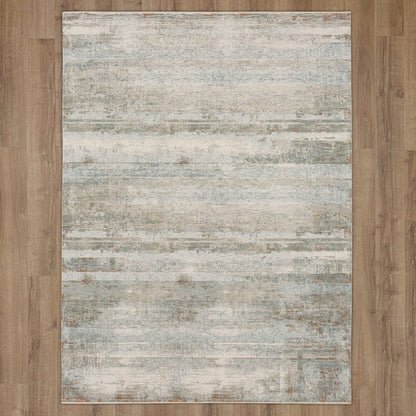 Karastan - Silk Road Cream Dark Grey 10' x 13' 6" Area Rug - R1040 9601 120162 IP view 6