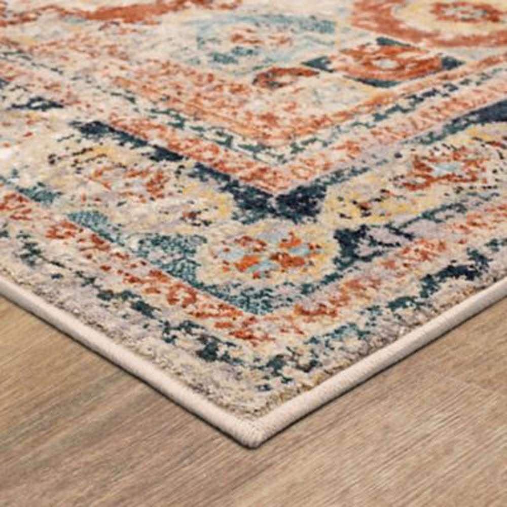 Karastan - Soiree Cristales Oyster 5 3in x 7 10in Area Rug - 91980-10038-063094-IP veiw 3