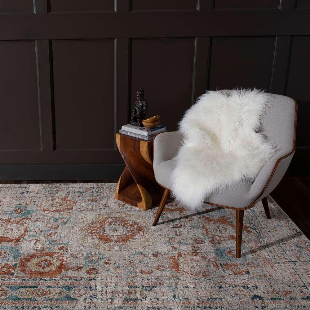 Karastan - Soiree Cristales Oyster 5 3in x 7 10in Area Rug - 91980-10038-063094-IP veiw 4