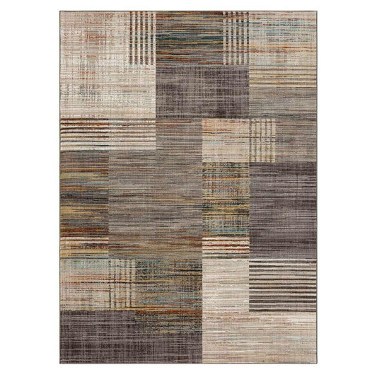 Karastan - Soiree Emiliano Smokey Grey 5 3in x 7 10in Area Rug - 92674-90116-063094-IP veiw 1