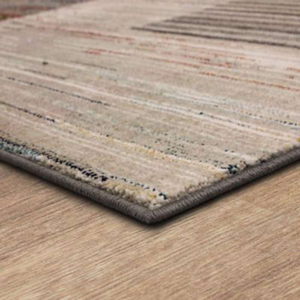 Karastan - Soiree Emiliano Smokey Grey 5 3in x 7 10in Area Rug - 92674-90116-063094-IP veiw 4