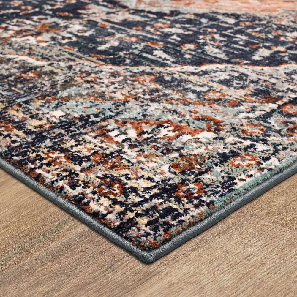 Karastan - Soiree Solace Indigo 2 4in x 7 10in Area Rug - 91965-50102-028094-IP veiw 4