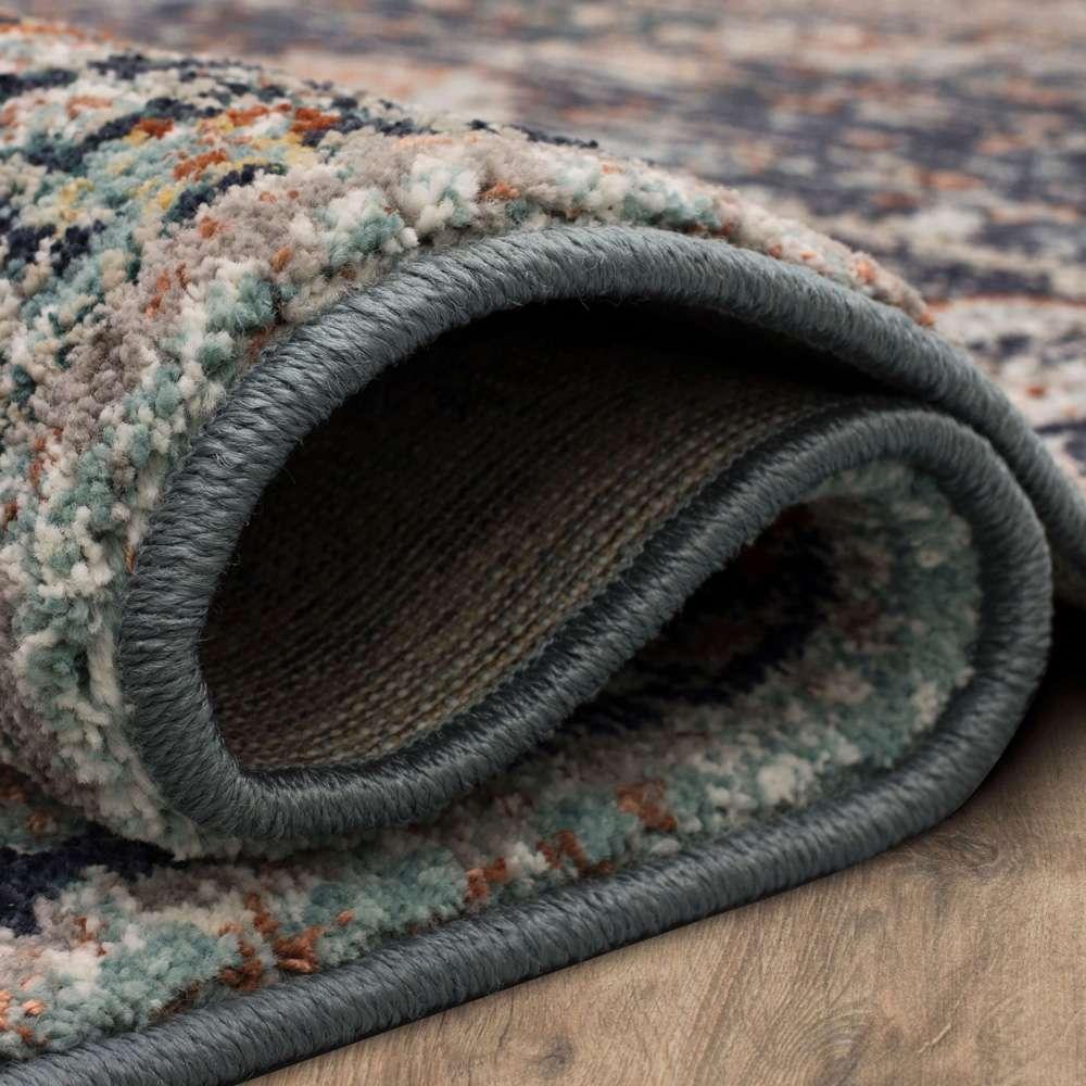 Karastan - Soiree Solace Indigo 5 3in x 7 10in Area Rug - 91965-50102-063094-IP veiw 3