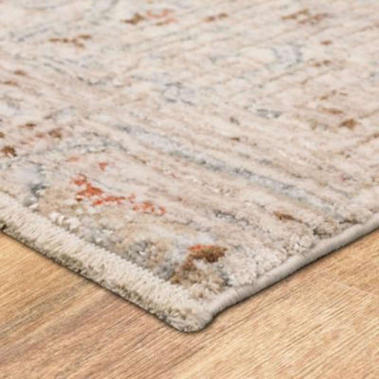 Karastan - Solitude Pandosia Cream Lt Beige 2 7in x 7 3in Area Rug - R1042-569-031087-IP veiw 2